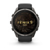Garmin Fenix 9 Pro 51 мм inReach Carbon Gray DLC Titanium with Black/Pebble Gray Silicone Band (010-04337-10)