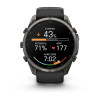 Garmin Fenix 9 Pro 51 мм inReach Carbon Gray DLC Titanium with Black/Pebble Gray Silicone Band (010-04337-10)