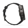 Garmin Fenix 9 Pro 51 мм inReach Carbon Gray DLC Titanium with Black/Pebble Gray Silicone Band (010-04337-10)