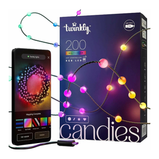 Умная гирлянда Twinkly Candies Pearls RGB 200 (TWKP200RGB-G)