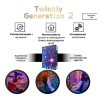 Умная гирлянда Twinkly Candies Pearls RGB 200 (TWKP200RGB-G)
