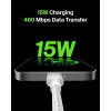 Кабель Belkin BoostCharge Braided USB-A - USB Type-C 2м (CAB002bt2MWH) White