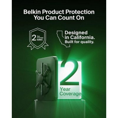 Кабель Belkin BoostCharge Braided USB-A - USB Type-C 2м (CAB002bt2MWH) White