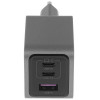 Сетевое зарядное устройство Ugreen X755 Nexode Pro 65W 3-Port GaN (25871) серый