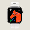 Apple Watch Series 11 Hermes 42 mm Kilim Single Tour Blanc
