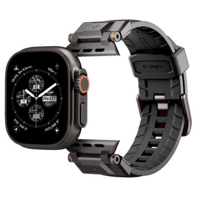 Ремешок Spigen DuraPro Armor для Apple Watch 44/45/46/49 мм (AMP09229) Black Edition