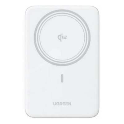 Внешний аккумулятор Ugreen PB580 MagFlow Air Ultra-Slim 5000mAh (95931B) White