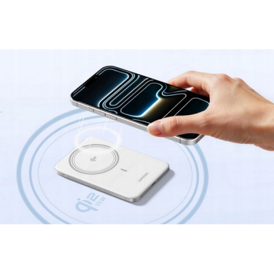 Внешний аккумулятор Ugreen PB580 MagFlow Air Ultra-Slim 5000mAh (95931B) White