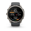 Garmin Fenix 9 Pro 51 мм inReach Titanium with Graphite/Black Silicone Band (010-04337-20)