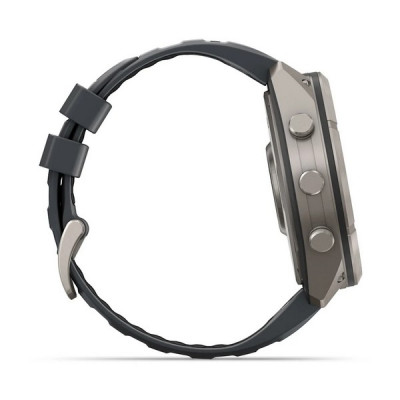 Garmin Fenix 9 Pro 51 мм inReach Titanium with Graphite/Black Silicone Band (010-04337-20)