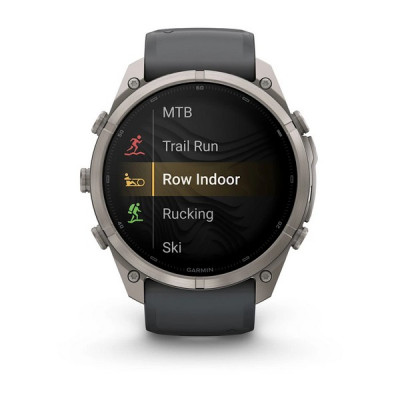 Garmin Fenix 9 Pro 51 мм inReach Titanium with Graphite/Black Silicone Band (010-04337-20)