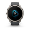 Garmin Fenix 9 Pro 51 мм inReach Titanium with Graphite/Black Silicone Band (010-04337-20)