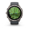 Garmin Fenix 9 Pro 51 мм inReach Titanium with Graphite/Black Silicone Band (010-04337-20)
