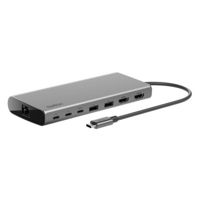 Хаб Belkin Connect Universal USB-C 8-in-1 Dual Display Core Hub (INC015BTSGY-CZ) Space Gray