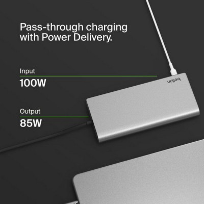 Хаб Belkin Connect Universal USB-C 8-in-1 Dual Display Core Hub (INC015BTSGY-CZ) Space Gray