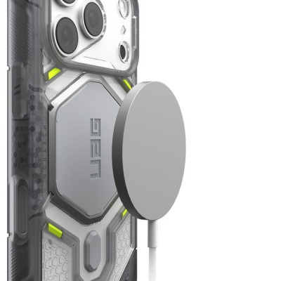 Чехол UAG Monarch Pro Veil MagFit для iPhone 18 Pro/17 Pro 6.3" (114569114381) Ice