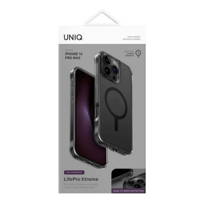 Чехол Uniq Lifepro Xtreme AF MagSafe для iPhone 16 Pro Max серый (IP6.9P(2024)-LXAFMSMK)
