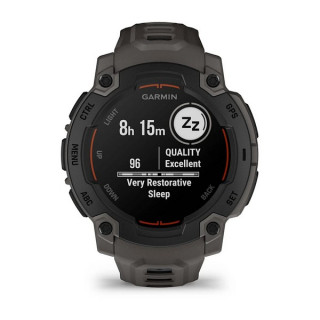 Умные часы Garmin Instinct E 45 mm Black with Charcoal Band (010-02933-00)