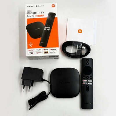 ТВ-приставка Xiaomi Mi TV Box S 3rd Gen 4K Ultra-HD (MDZ-32-AA) черный