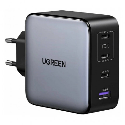 Сетевое зарядное устройство Ugreen X764 Nexode Pro 200W USB-A+3*USB-C GaN (35539) серый