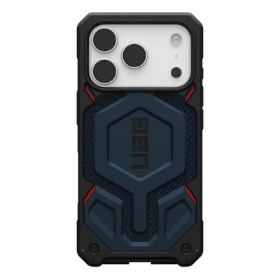 Чехол UAG Monarch Pro для iPhone 17 Pro 6.3" (114513113955) синий (Kevlar-Mallard)
