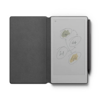 Чехол-книжка reMarkable Premium Leather Book Folio для reMarkable Pro Move (Black) RM11A-1004NW