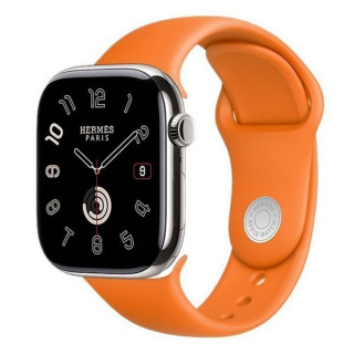 Apple Watch Series 11 Hermes 42 mm Kilim Single Tour Bordeaux