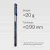 Чехол Pitaka Threads of Winter (Ultra-Slim) Case для iPhone 17 Pro 6.3" (CP1701BP) Navy