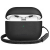 Чехол Uniq Terra Genuine Leather with wrist strap (AIRPODS(2021)-TERBLK) для AirPods 3, черный