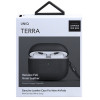 Чехол Uniq Terra Genuine Leather with wrist strap (AIRPODS(2021)-TERBLK) для AirPods 3, черный