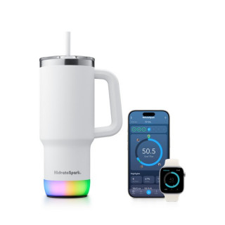 Умная кружка-термос HidrateSpark PRO 2 Smart Tumbler 887 ml White