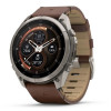 Garmin Fenix 9 Pro 51 мм inReach Titanium with Walnut Leather Band (010-04337-40)