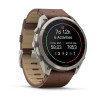 Garmin Fenix 9 Pro 51 мм inReach Titanium with Walnut Leather Band (010-04337-40)