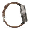 Garmin Fenix 9 Pro 51 мм inReach Titanium with Walnut Leather Band (010-04337-40)