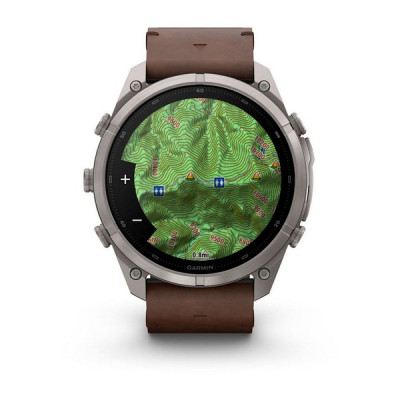 Garmin Fenix 9 Pro 51 мм inReach Titanium with Walnut Leather Band (010-04337-40)