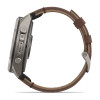 Garmin Fenix 9 Pro 51 мм inReach Titanium with Walnut Leather Band (010-04337-40)