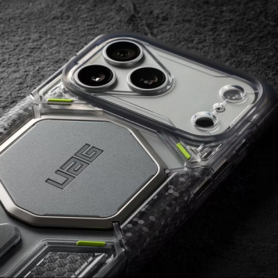 Чехол UAG Monarch Pro Veil MagFit для iPhone 18 Pro/17 Pro 6.3" (114569113190) Ash