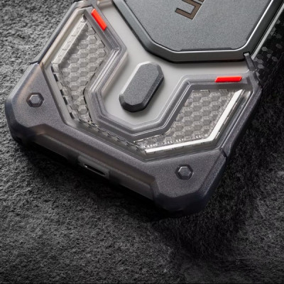Чехол UAG Monarch Pro Veil MagFit для iPhone 18 Pro/17 Pro 6.3" (114569113190) Ash