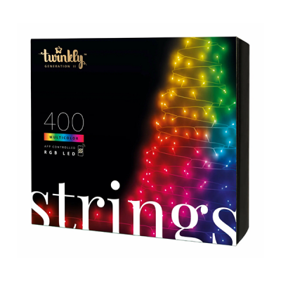 Smart LED гирлянда Twinkly Strings RGB 400 32м (TWS400STP-BEU)