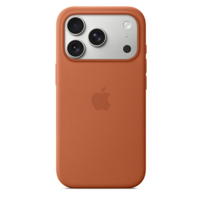 Чехол Apple Silicone Case для iPhone 17 Pro с MagSafe (MGFJ4) Terra Cotta