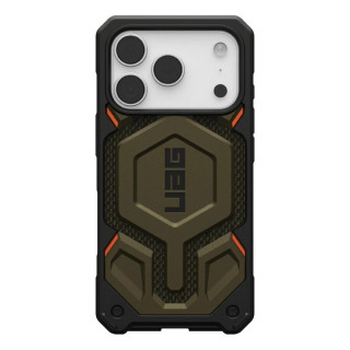 Чехол UAG Monarch Pro для iPhone 17 Pro 6.3" (11451311397B) зеленый (Kevlar Element Green)