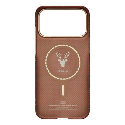 Чехол Pitaka Threads of Winter (Ultra-Slim) Case для iPhone 17 Pro Max 6.9" (CP1702BPM) Scarlett