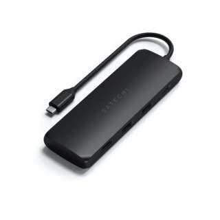Хаб Satechi ST-UCHSEK USB-C Hybrid Multiport Adapter, (with SSD Enclosure, 2xUSB 3.1, USB Type-C, HDMI), черный