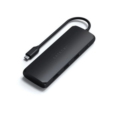 Хаб Satechi ST-UCHSEK USB-C Hybrid Multiport Adapter, (with SSD Enclosure, 2xUSB 3.1, USB Type-C, HDMI), черный