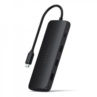 Хаб Satechi ST-UCHSEK USB-C Hybrid Multiport Adapter, (with SSD Enclosure, 2xUSB 3.1, USB Type-C, HDMI), черный