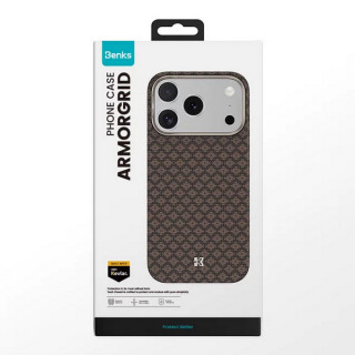 Чехол Benks ArmorGrid ArmorAir Case built with Kevlar для iPhone 17 Pro 6.3" (C.K.FL.AP.GD.A069) Amber Gold