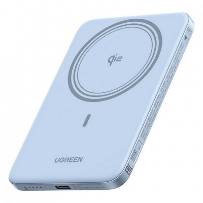 Внешний аккумулятор Ugreen PB580 MagFlow Air Ultra-Slim 5000mAh (65840B) Blue