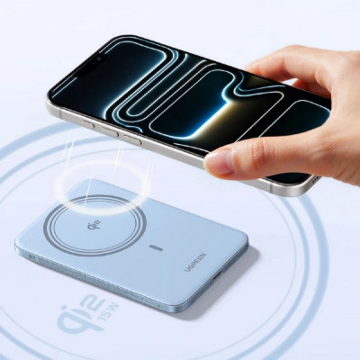 Внешний аккумулятор Ugreen PB580 MagFlow Air Ultra-Slim 5000mAh (65840B) Blue