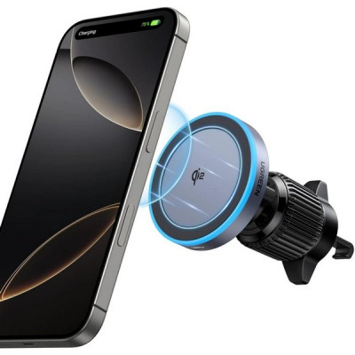 Автомобильное беспроводное зарядное устройство Ugreen W708 15W Qi2 (35970)