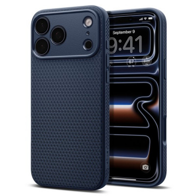 Чехол Spigen Liquid Air для iPhone 18 Pro Max / 17 Pro Max (ACS12112) Navy Blue